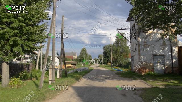 улица 3-я Пятилетка в городе Гороховце Владимирской области в районе дома 4