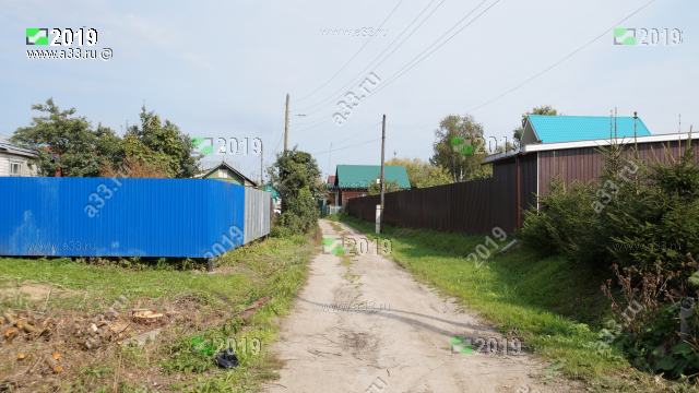 2019 Проход от дома 13 с улицы 3-я Пятилетка в городе
Гороховец Владимирской области к переулку Гоголя