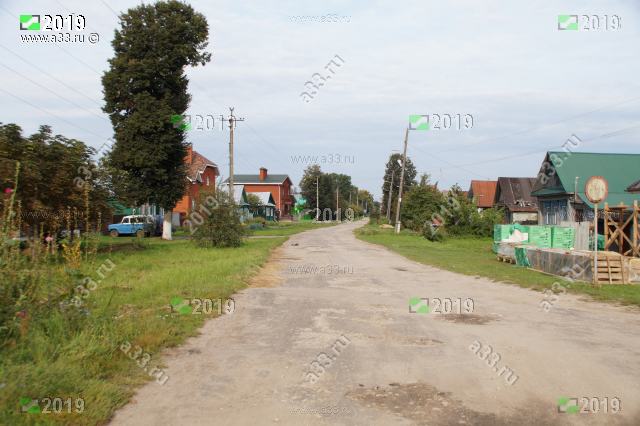 Улица 3-я Пятилетка в городе Гороховце
Владимирской области в районе дома 26
