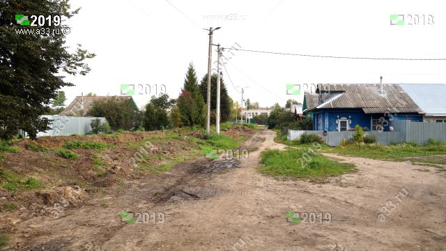 Улица Братьев Бесединых в городе Гороховце Владимирской области в районе 14