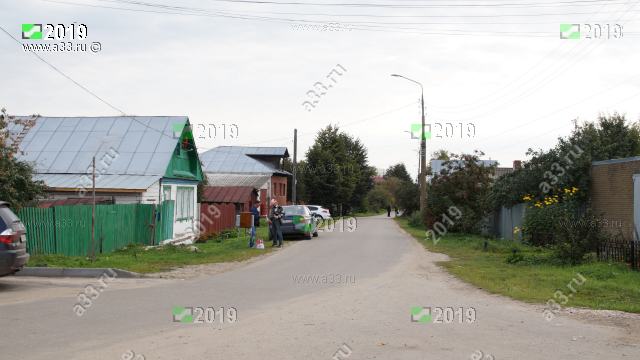 2019 Улица Фрунзе в Гороховце в районе первого дома