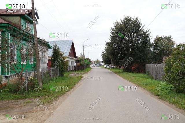 2019 Улица Фрунзе в Гороховце в районе дома 6