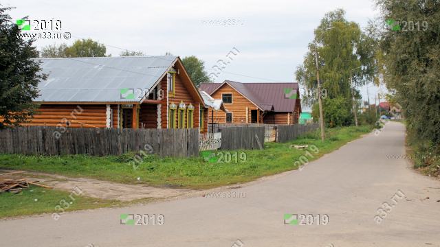 Улица Фрунзе в Гороховце в районе дома 46