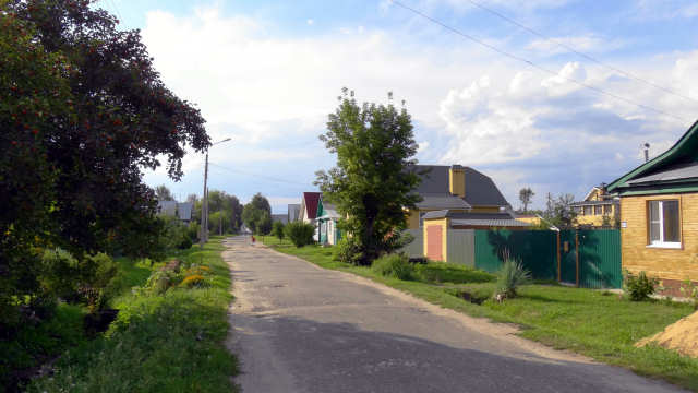 2012 Улица Луначарского в городе Гороховце Владимирской области в районе дома 35