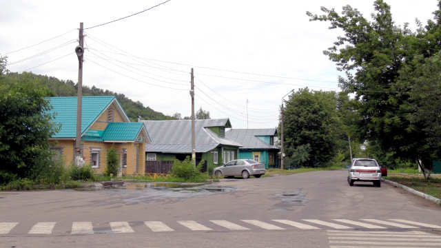 2012 Улица Луначарского в городе Гороховце Владимирской области в районе домов 58 - 62