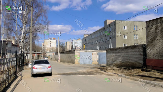 2014 Дом 13д, проспект Строителей, город Владимир в панораме улицы Университетской