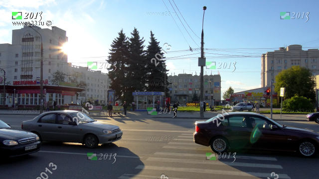 2013 Вид с пешеходного прехода на дом 22а, проспект Строителей, город Владимир