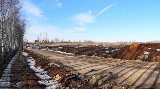 2015 дублёр улицы Куйбышева в микрорайоне Веризино, город Владимир