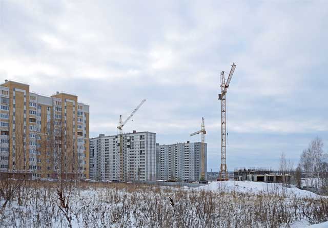 2025 застройка улица Новгородская, 5, Смоленская, 3А-3Б, Сталинградский бульвар, 5 микрорайон Веризино, город Владимир