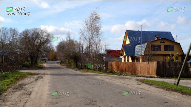 2013 Главная улица села Давыдово в районе дома 50, Камешковский район, Владимирская область