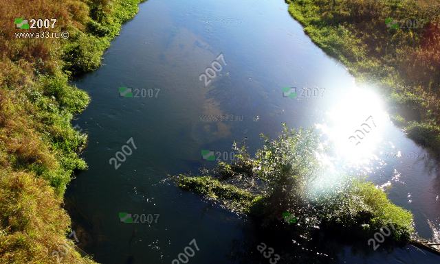 2007 Воды реки Шерна в сентябре село Семёновское Киржачский район Владимирская область