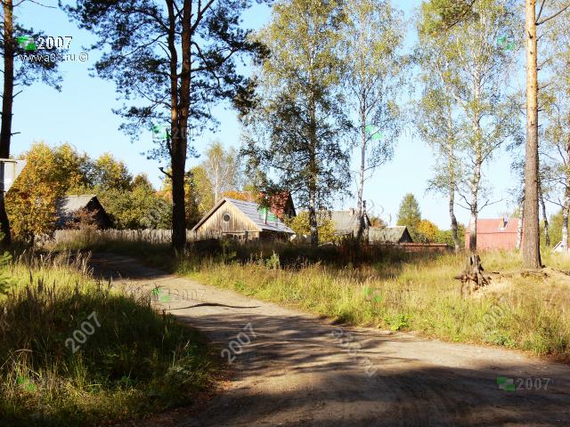 2007 Заезд на улицу Центральную села Семёновское Киржачского района Владимирской области