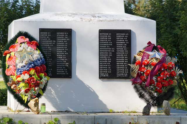 2024 Списки павших на памятнике ВОВ посёлок Первомайский Селивановского района Владимирской области
