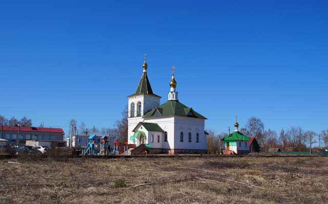 2025 новая церковь Амвросия Оптинского и крестильня посёлок Головино Судогодского района Владимирской области