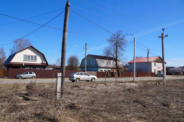 2025 улица Гагарина в районе первых домов посёлок Головино Судогодского района Владимирской области
