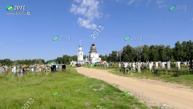 Погост Никола-Новый Судогодского района Владимирской области в 2013 году