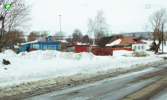 2005 Озёрная улица в селе Обращиха Суздальского района Владимирской области