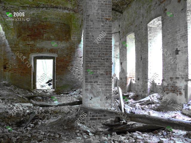 2006 Интерьер трапезной Петропавловской церкви село Большепетровское Юрьев-Польского района Владимирской области
