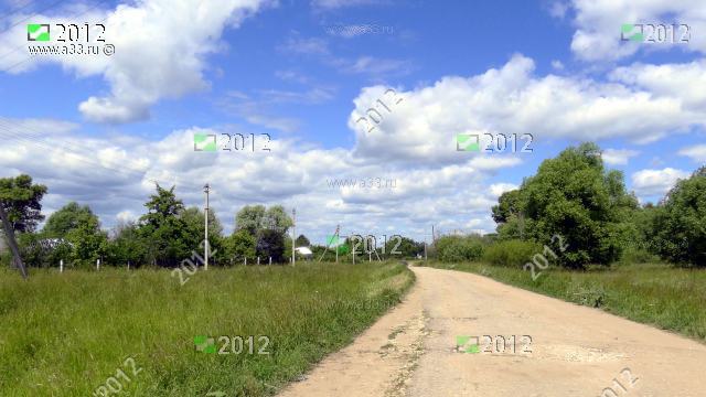 2012 Вид села Чёково Юрьев-Польского района Владимирской области