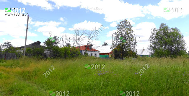 2012 Улица Первая в районе домов 25 27 29 село Чёково Юрьев-Польского района Владимирской области