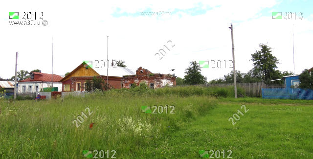 2012 Улица Первая в районе домов 27 29 31 село Чёково Юрьев-Польского района Владимирской области