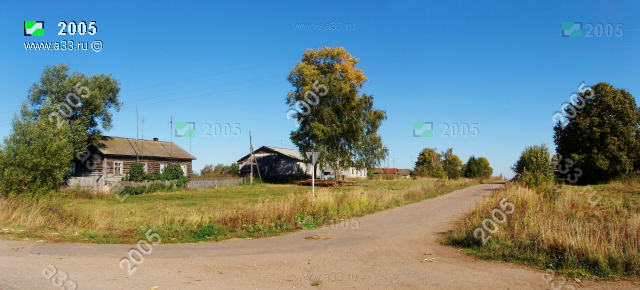 2005 Панорама села Кубаево Юрьев-Польского района Владимирской области