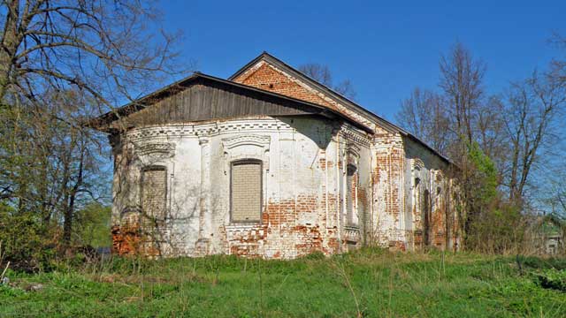 Никольская церковь в 2011 году село Афанасьевское Шуйского района Ивановской области