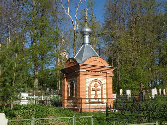 2011 новая часовня на кладбище село Ильинское Шуйского района Ивановской области