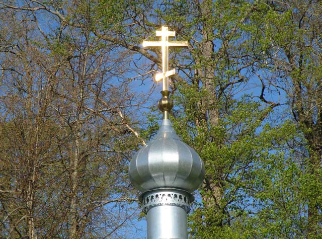 2011 глава и крест новой часовни село Ильинское Шуйского района Ивановской области